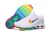 nike air max 360 running sapatos rainbow blanc